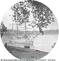 Barque Lily yng Nghonwy / Barque Lily at Conway